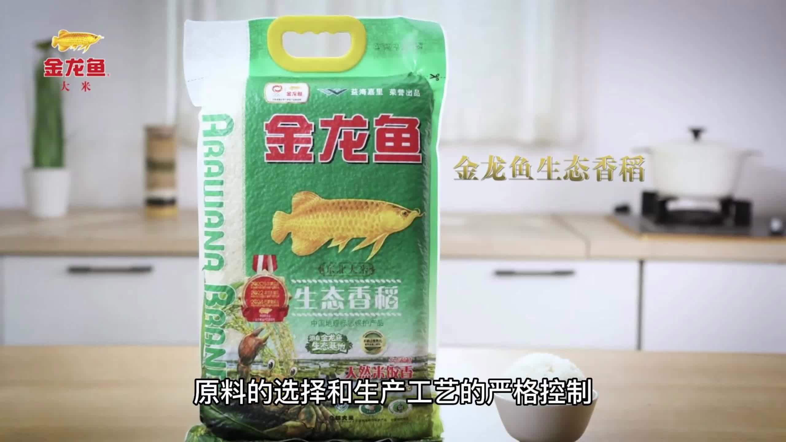 金龙鱼大米:米质如珠似玉,饭味足,饭香浓郁