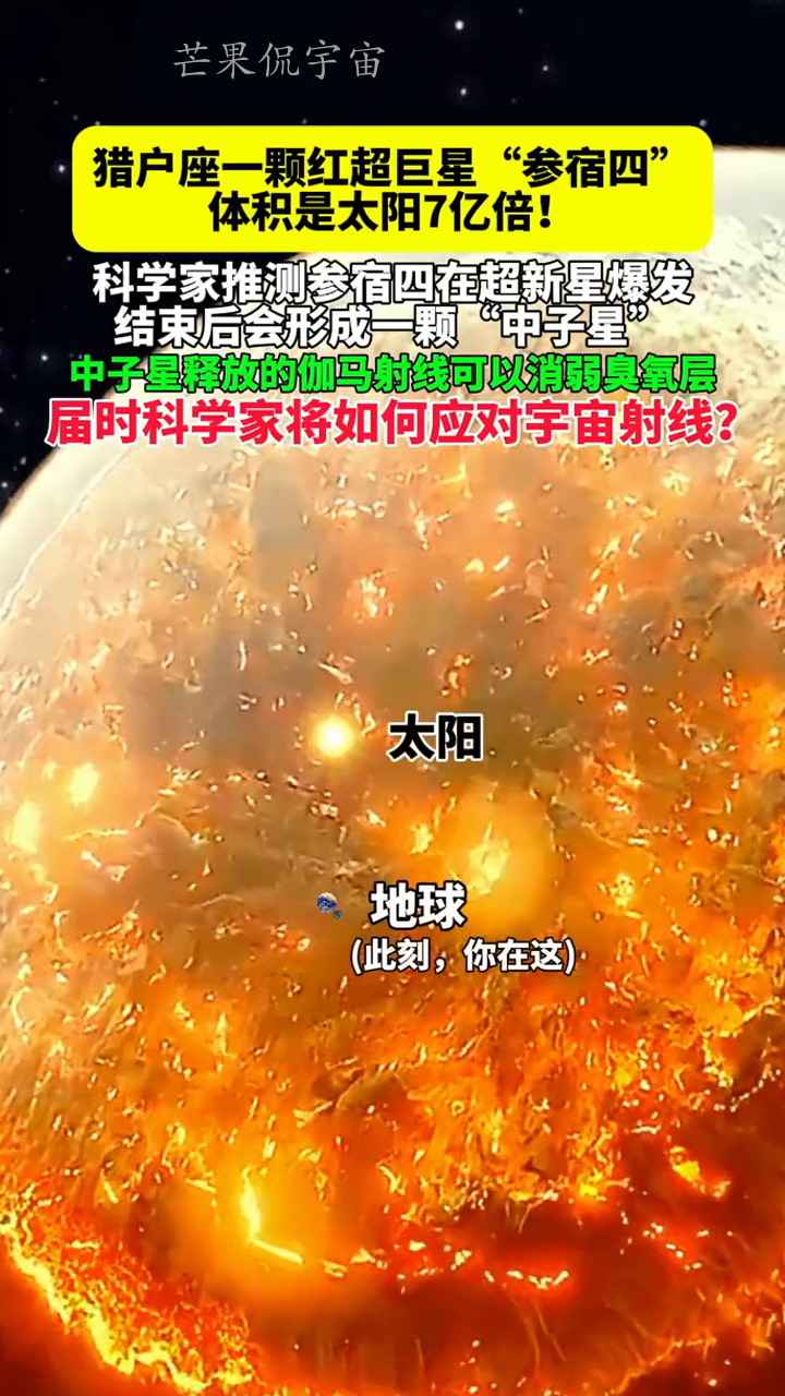 科学家推测参宿四在超新星爆发结束后会形成一颗中子星