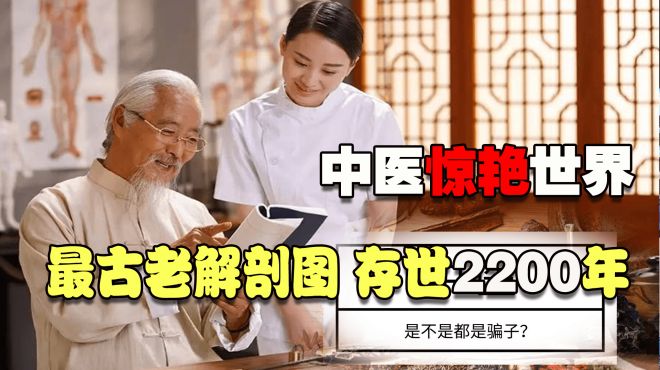 [图]中医再次惊艳世界，世界最古老解剖图，存世2200年！