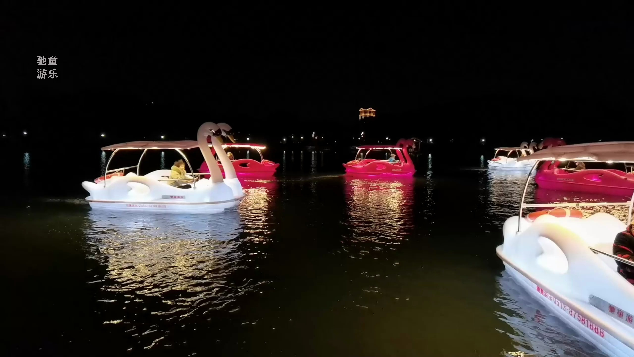 从未见过,如此挑战,大白鹅电动船,安全感满满!