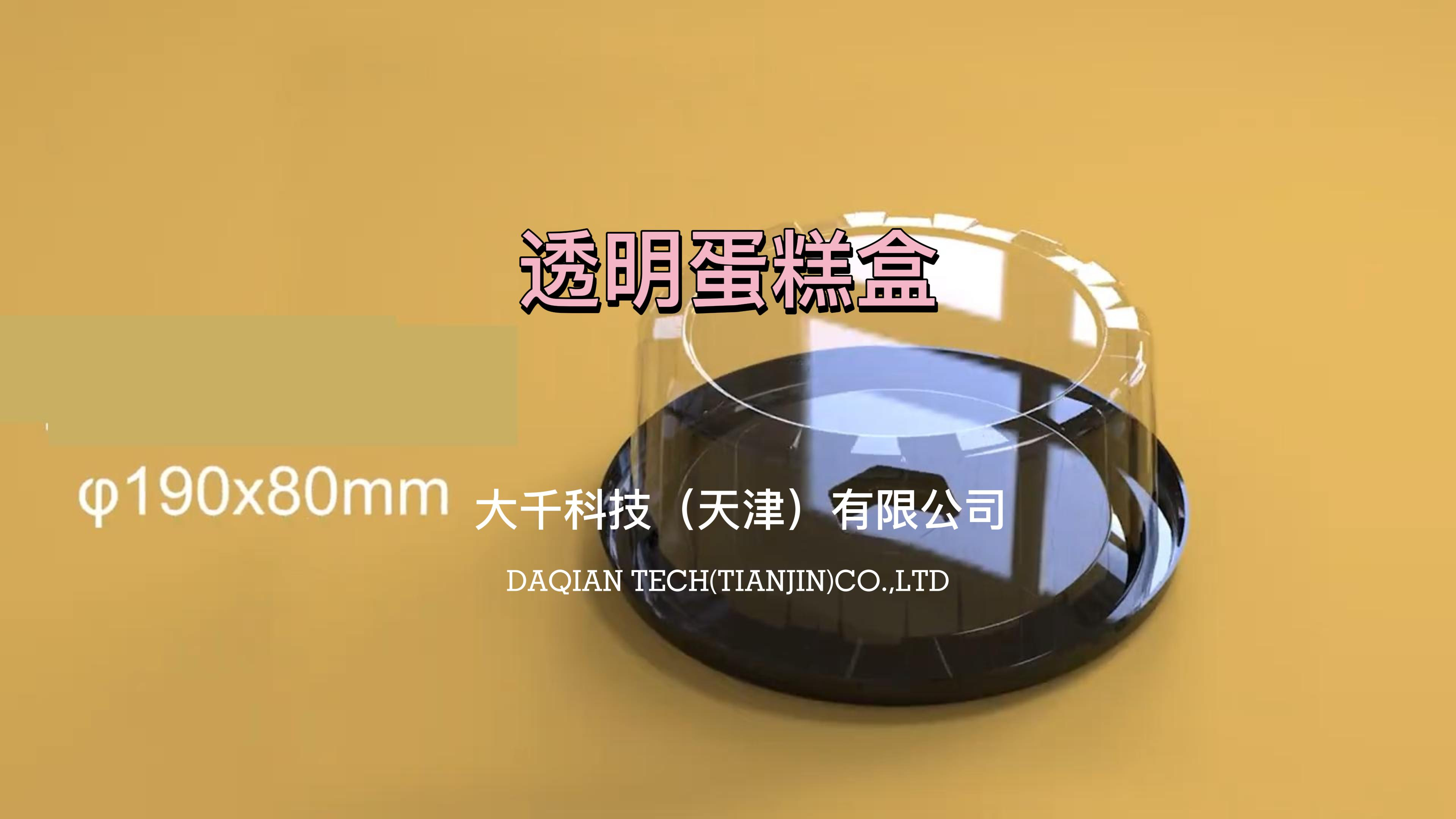 一次性蛋糕吸塑包装盒