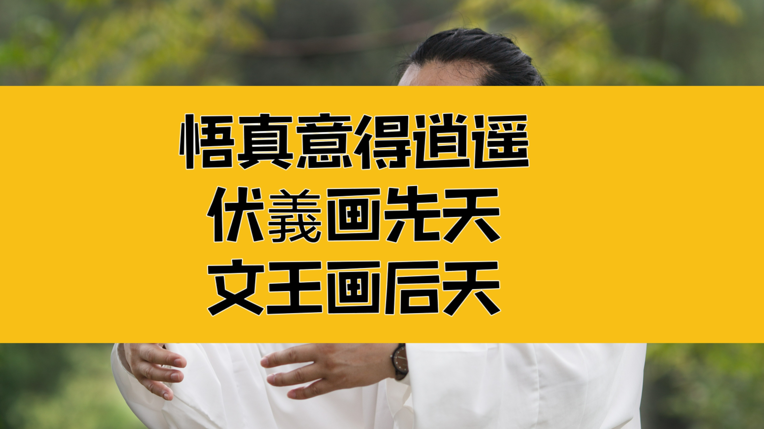 庄子:悟意理象数,得逍遥真意;伏羲画先天,文王画后天