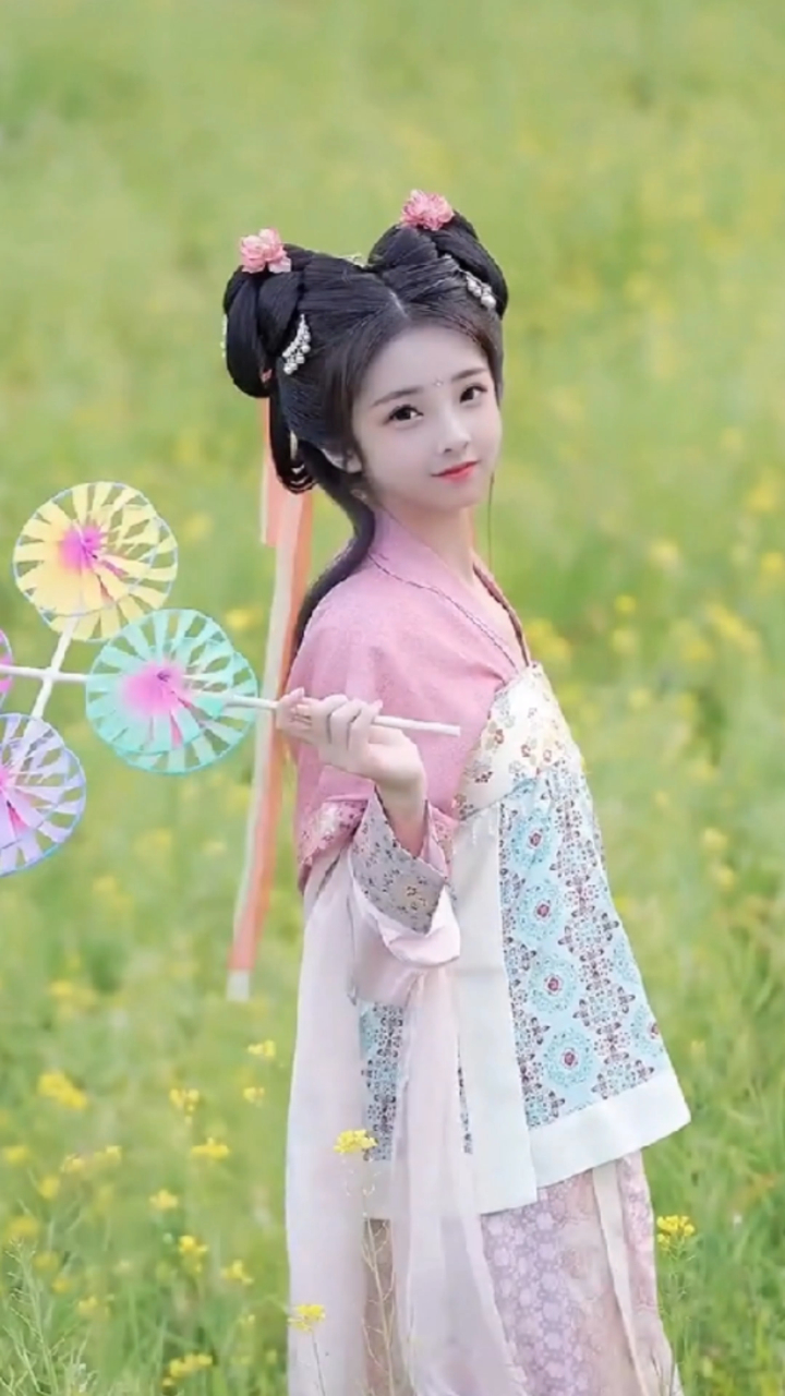 秀色可餐,晚风很温柔漂亮网红古装汉服美女小姐姐