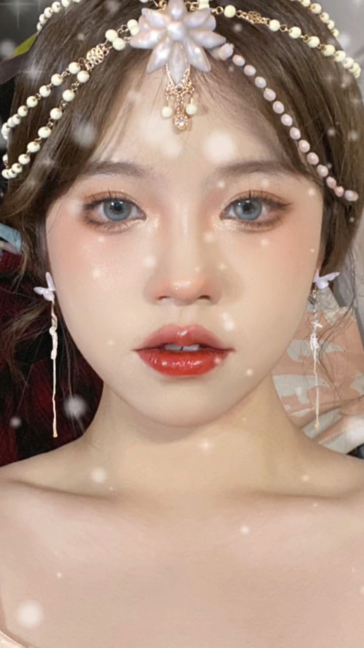 画中人仿妆 珍珠抹额公主仿妆 不请自来