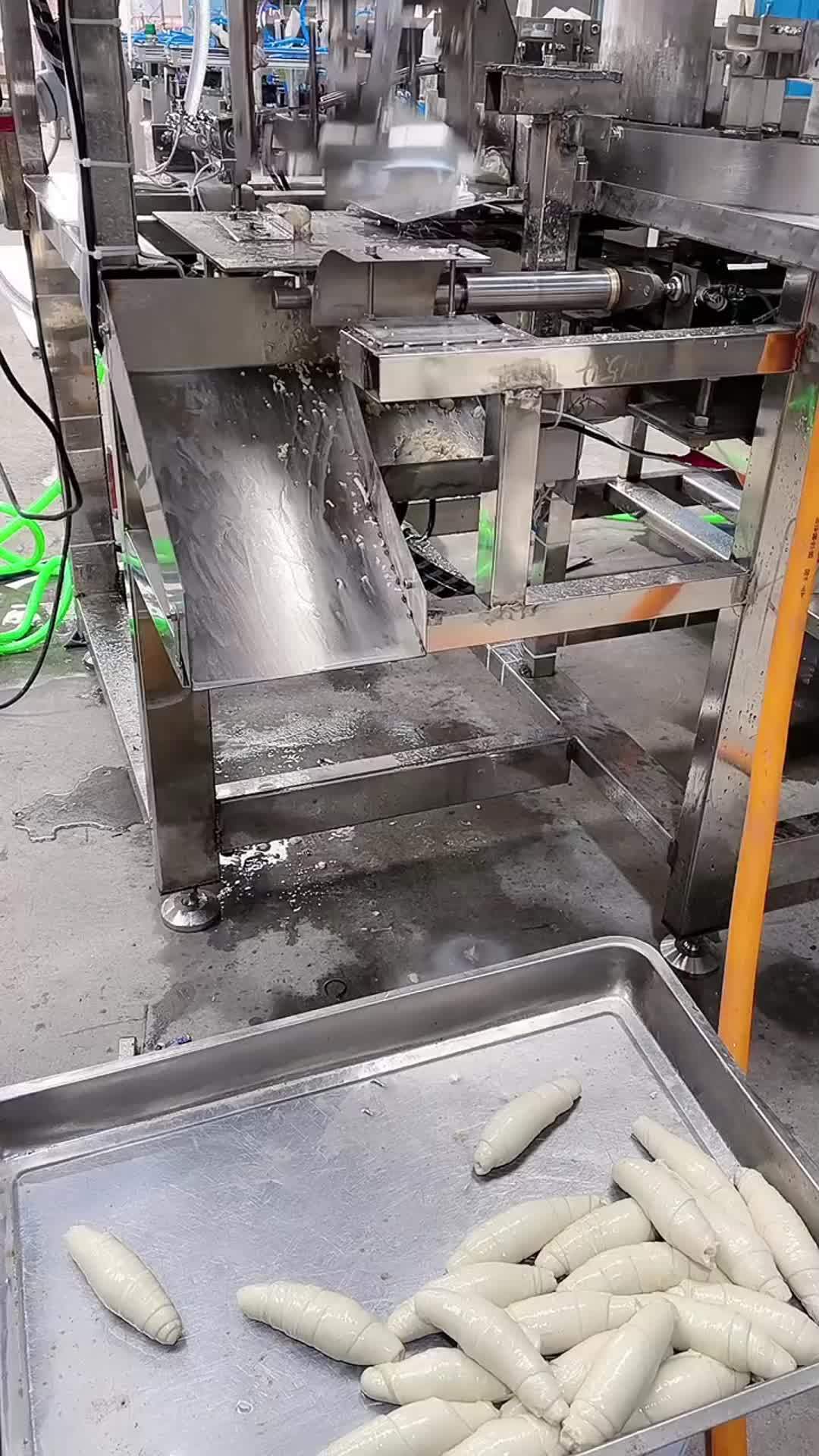 全自动面筋加工一体机 全自动成型机 全自动面筋穿切拉一体机