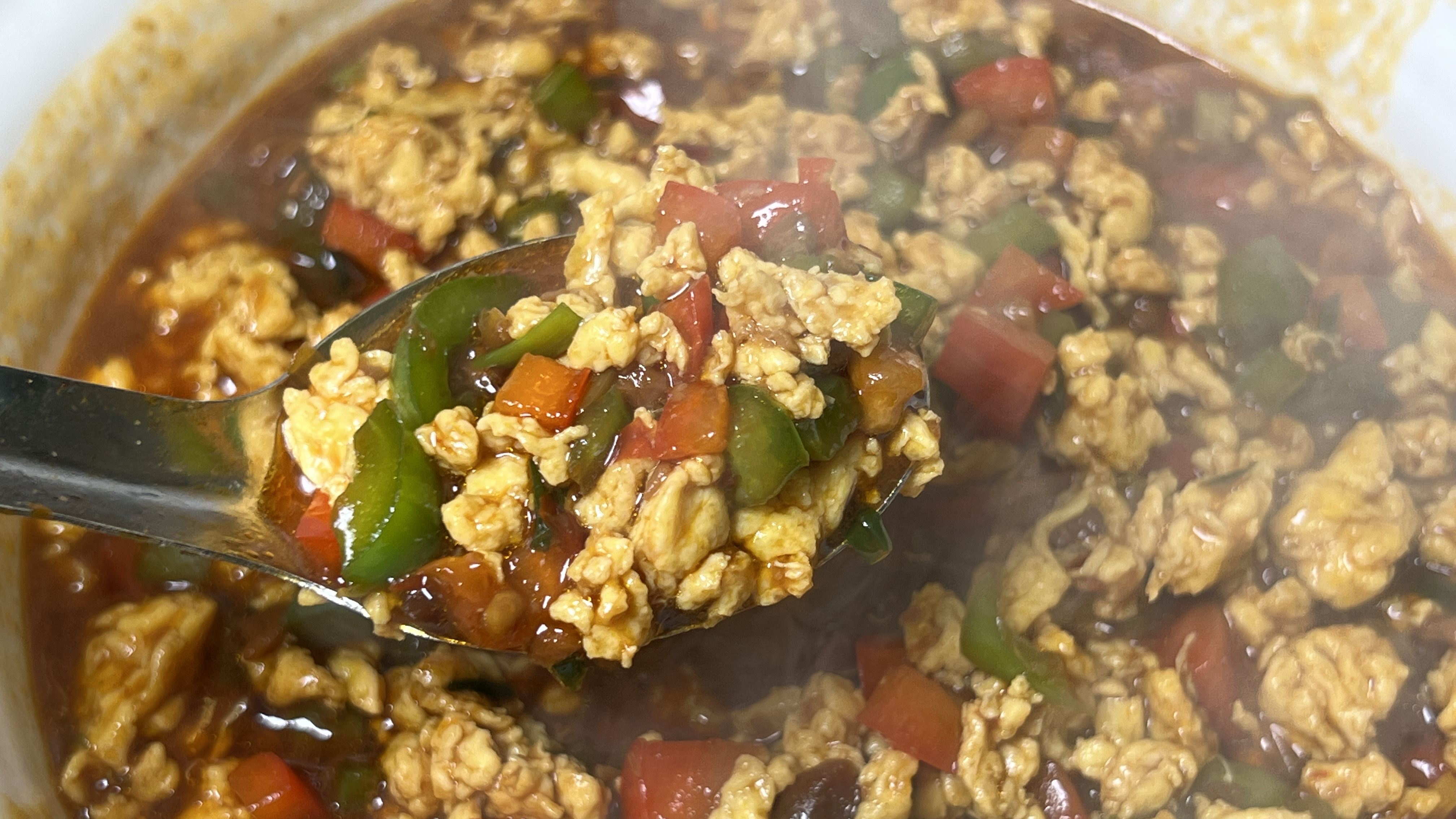 在家做一大碗鸡蛋酱,营养美味,拌饭,拌面,卷饼都可以,超好吃