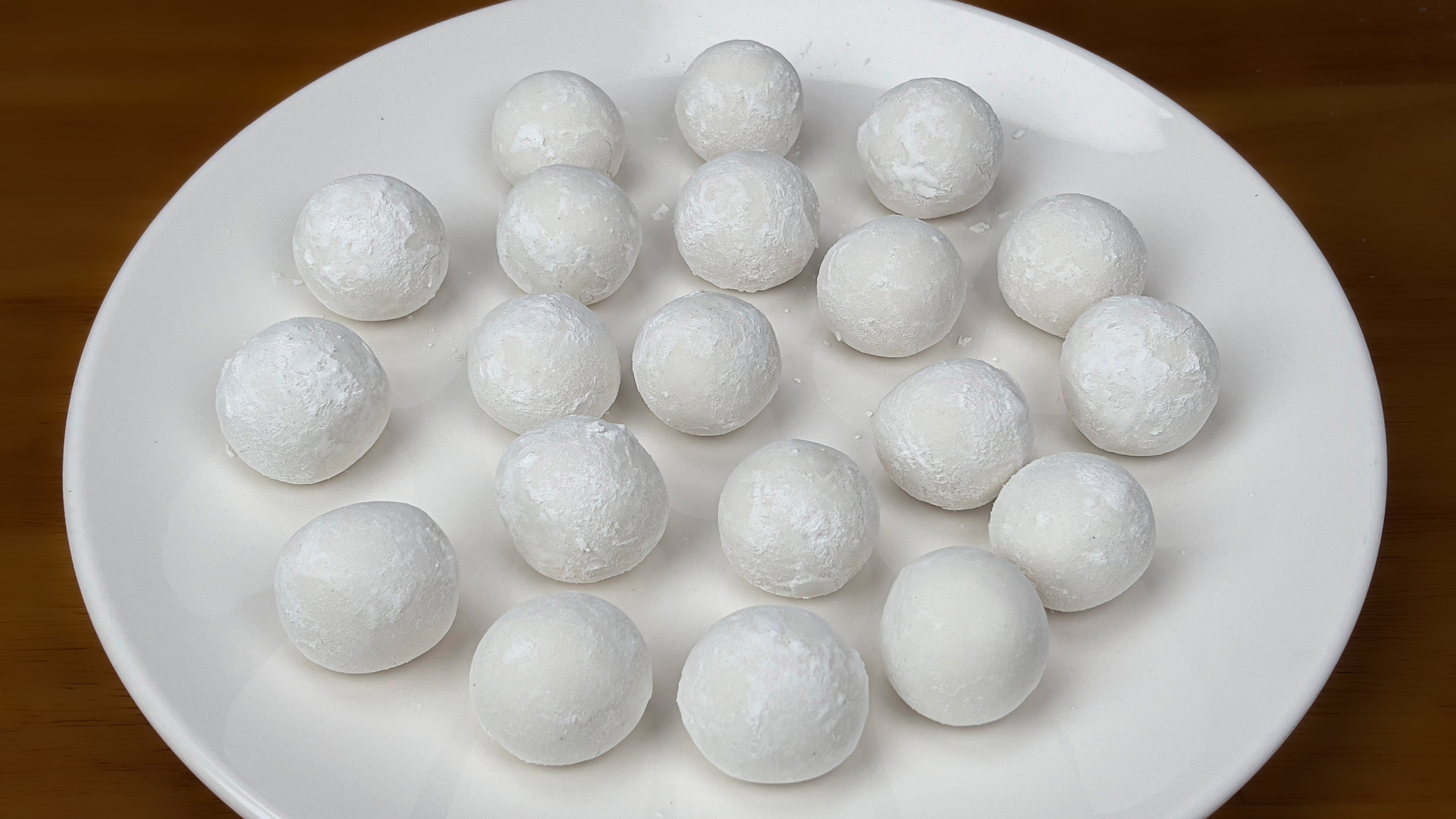 手工汤圆元宵，和面超简单，馅料这样做无油无水，好吃不腻
