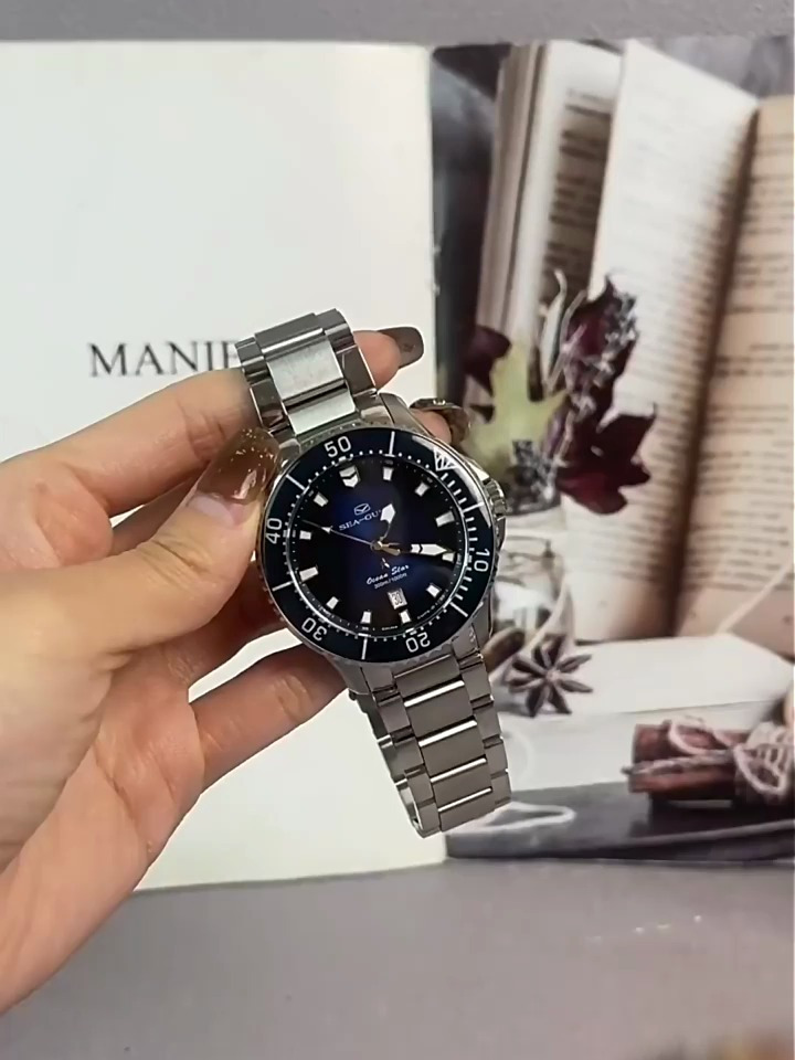 海鸥seagull手表男士自动机械表海洋之星