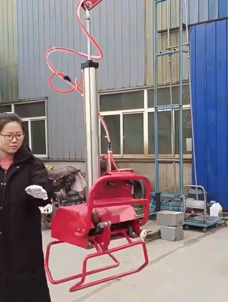 气动助力机械臂抓水泥搬运神器 气动抓手 抓水泥神器-度小视