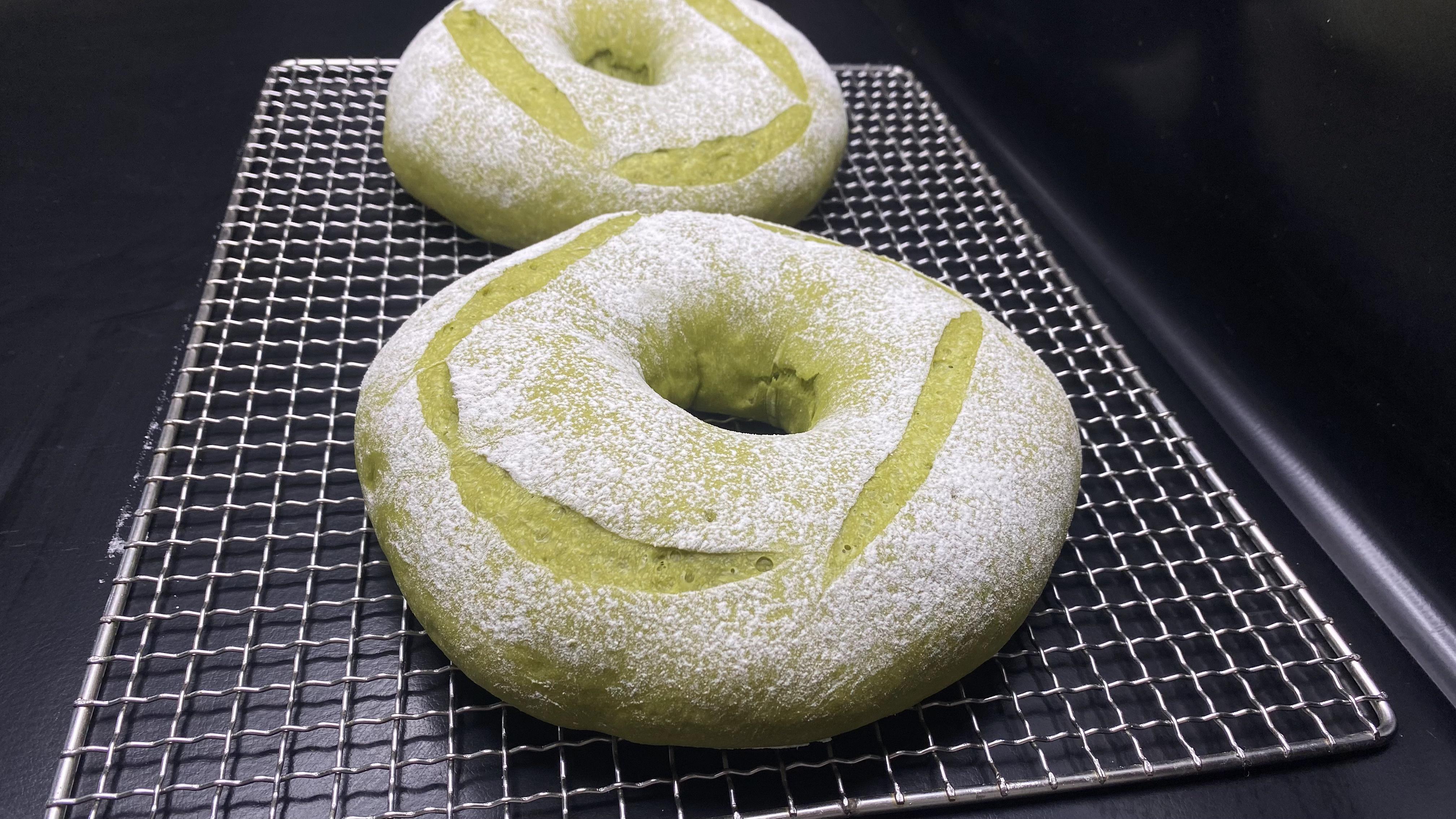 抹茶麻薯包-面包制作与烘烤-3