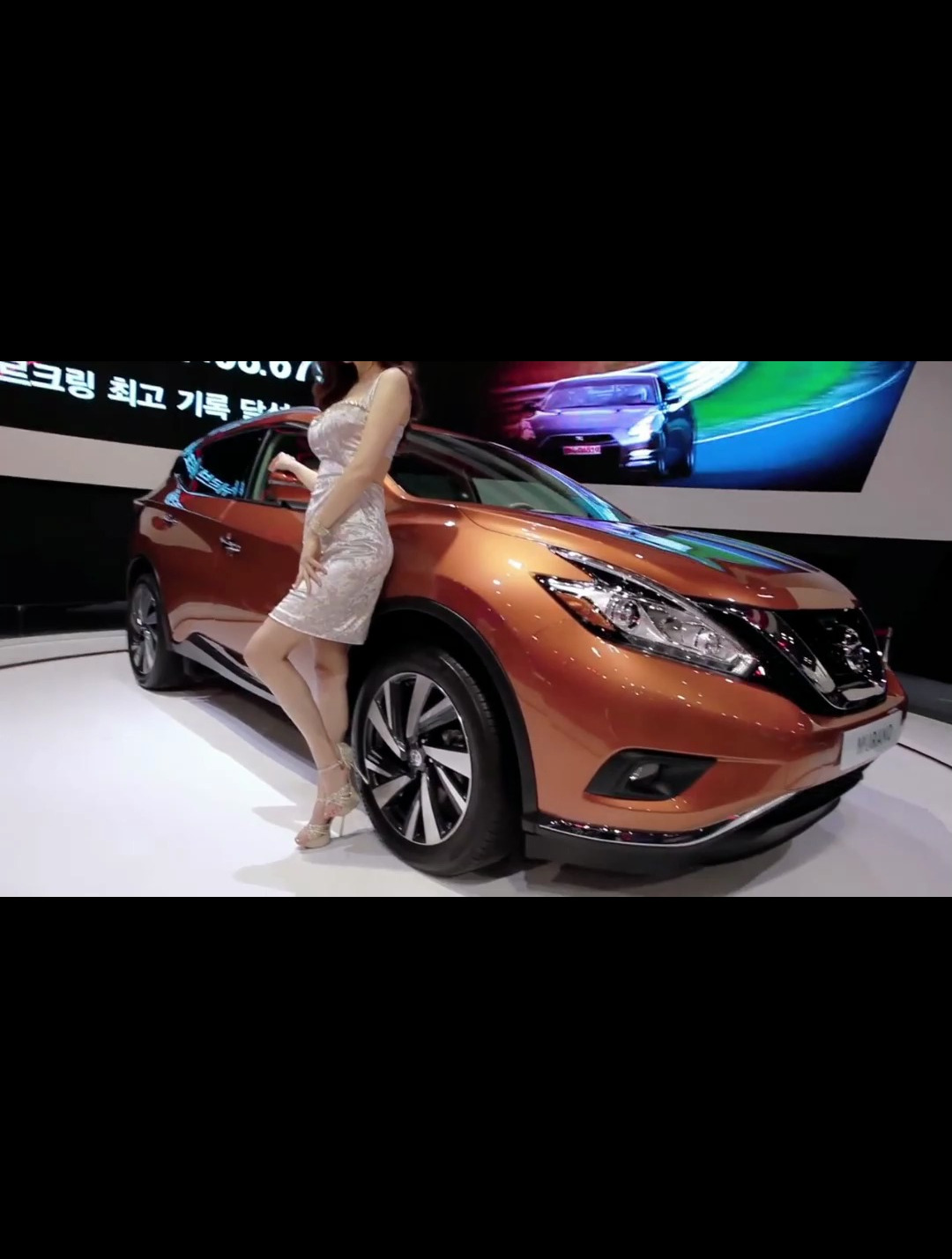 seoul motor show 2015(2015首尔车展)日产展台美女车模