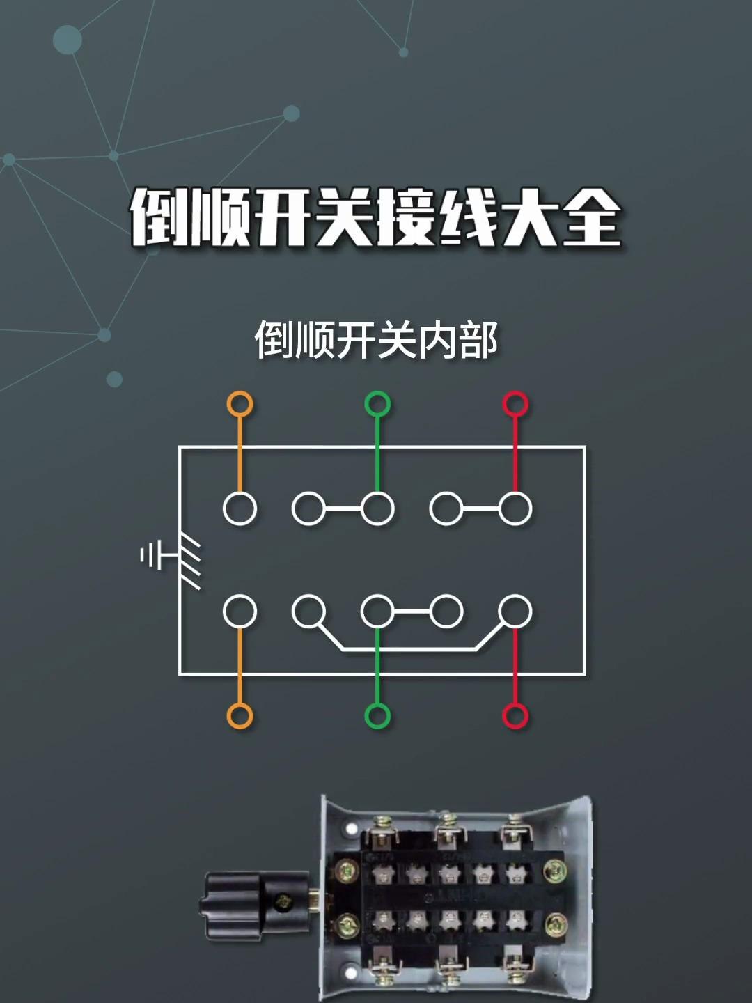 倒顺开关接线大全