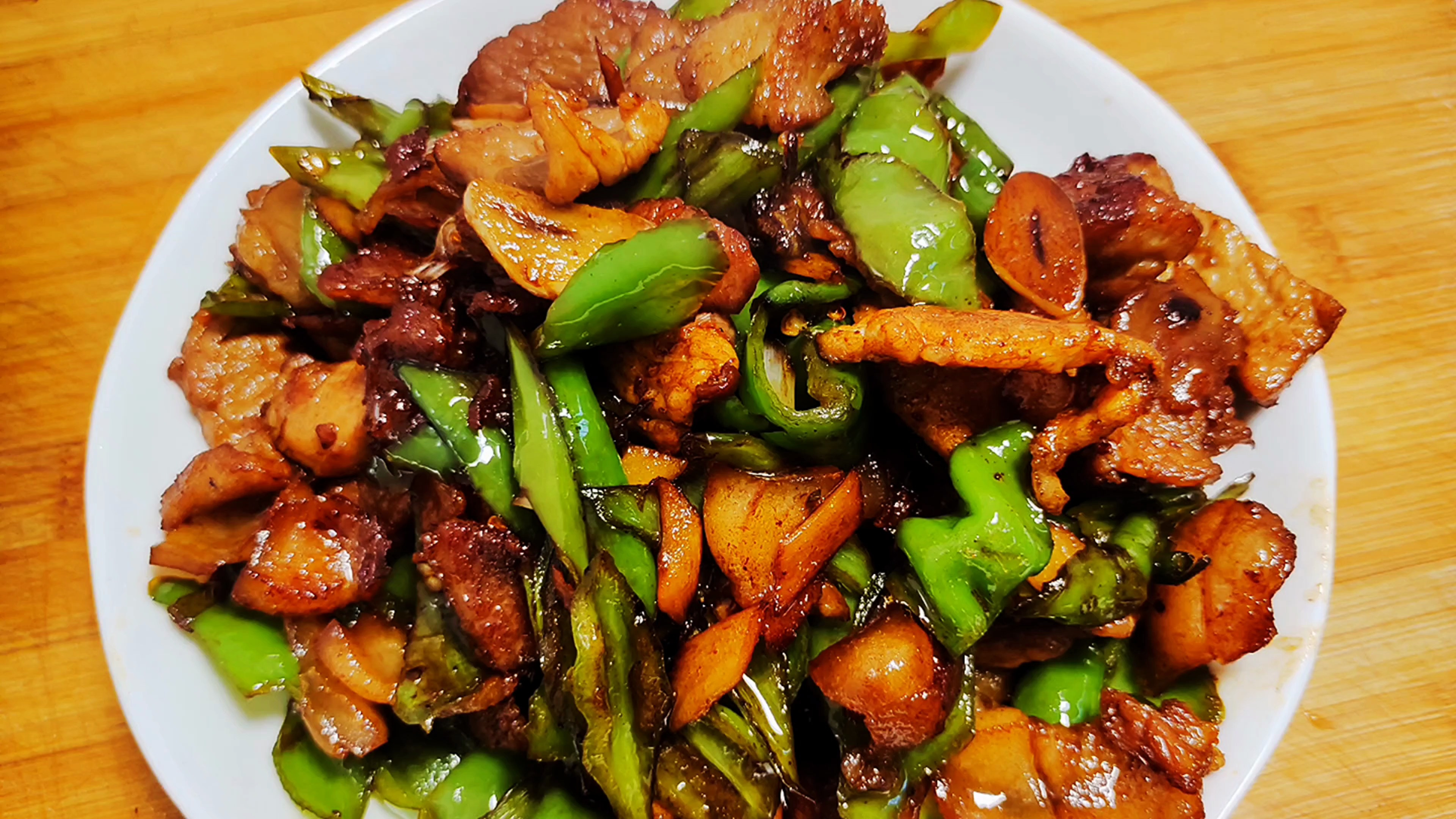 农家小炒尖椒炒肉片 230302