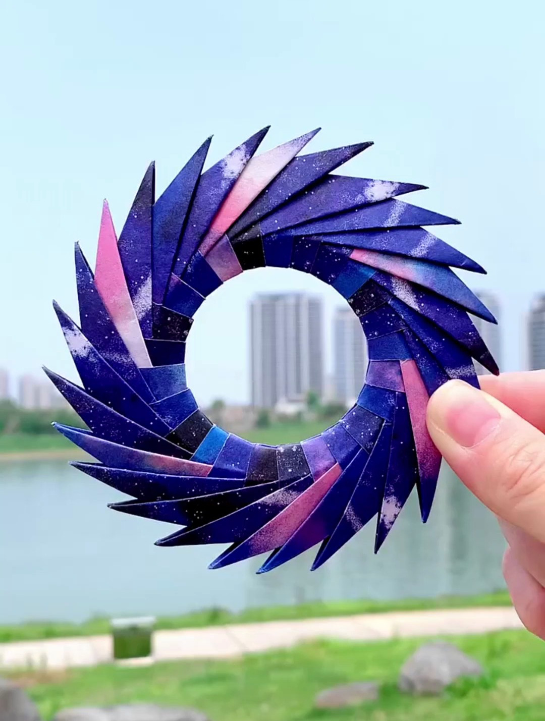 风火轮折纸飞镖,简单又好玩,手残党也能轻松拥有-度小视