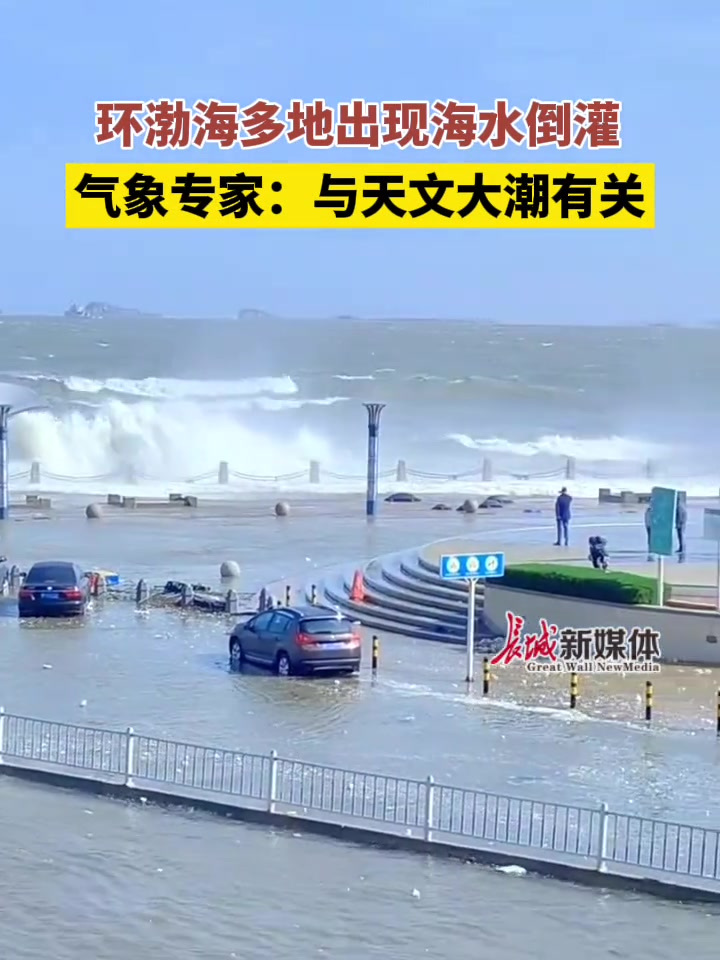 全国多地惊现大海潮原因何在，女子为躲海啸驾车坠落30米悬崖