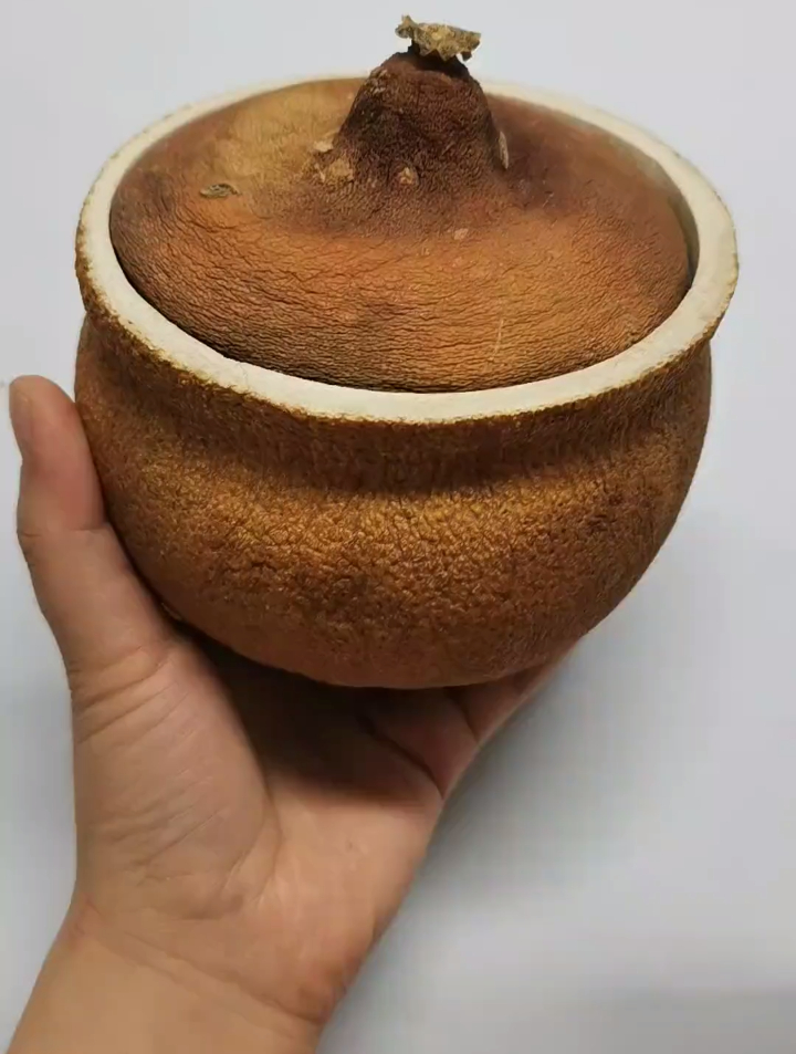 小柚子皮茶罐 传统手艺