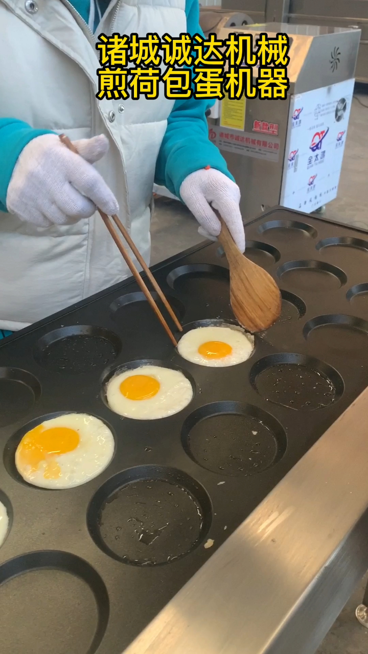 诚达机械煎蛋机煎荷包蛋机器操作简单效率高