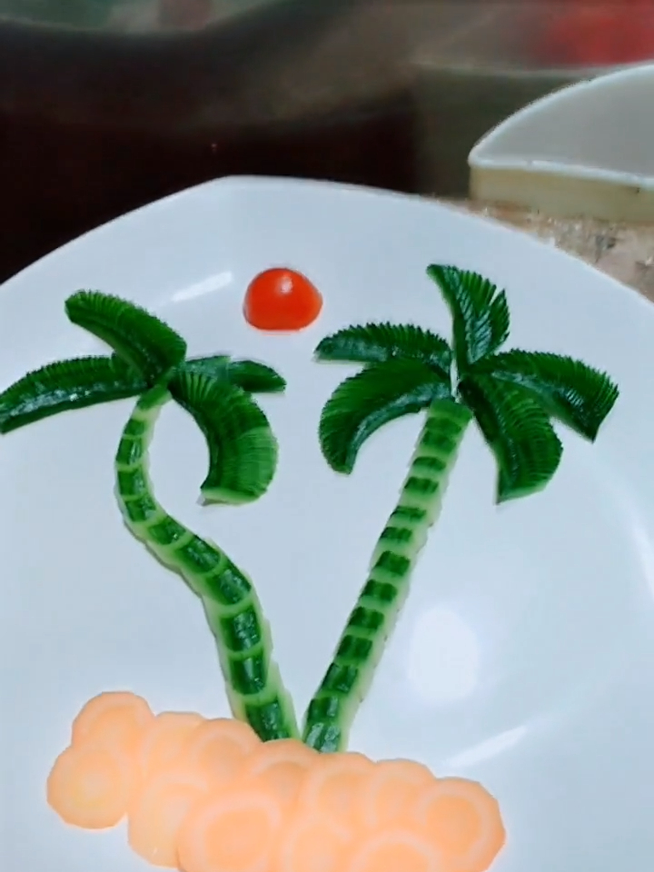 这个黄瓜摆盘怎么样?