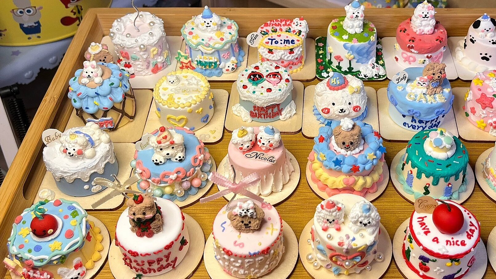 迷你厨房最小Kitty生日蛋糕