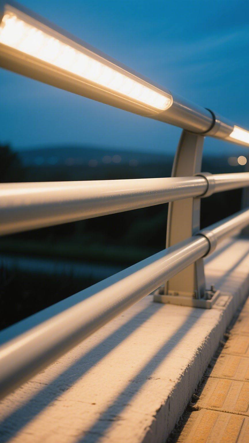 桥梁护栏灯耐候性强,防撞防眩保安全