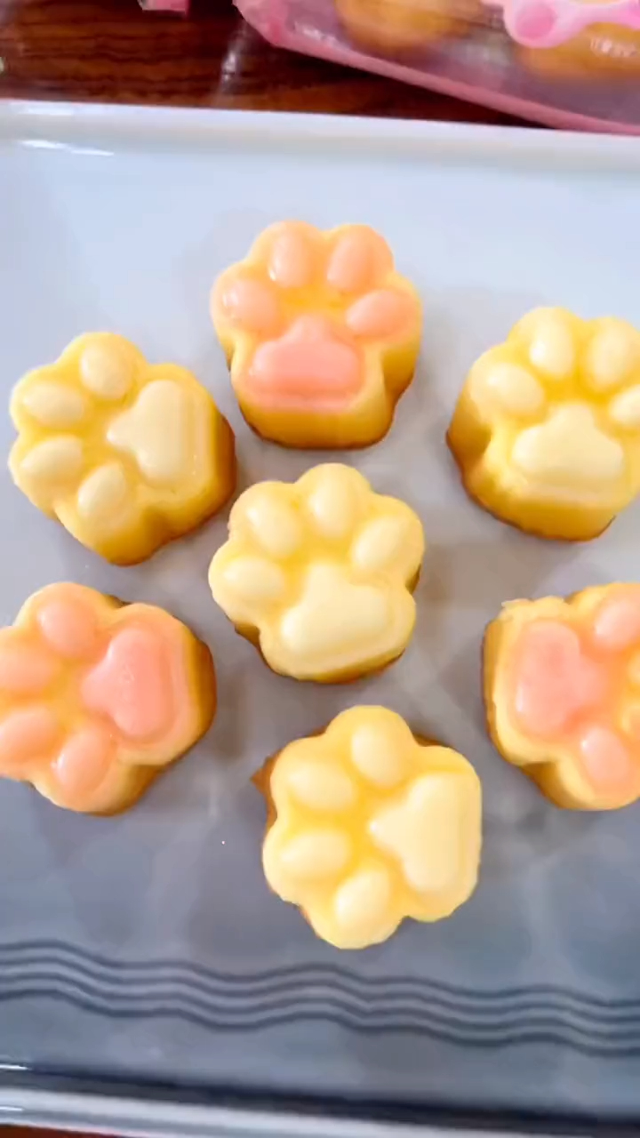 猫爪布丁蛋糕,萌趣可爱,好吃不腻