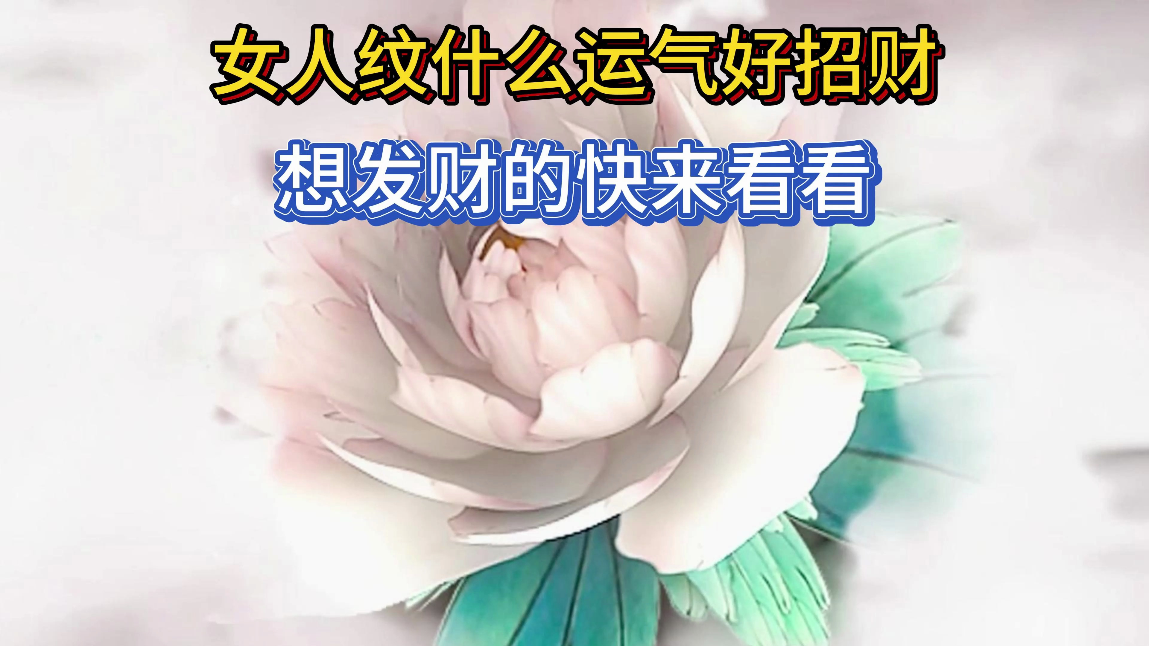 女人纹什么运气好招财,想发财的快来看看 (1)