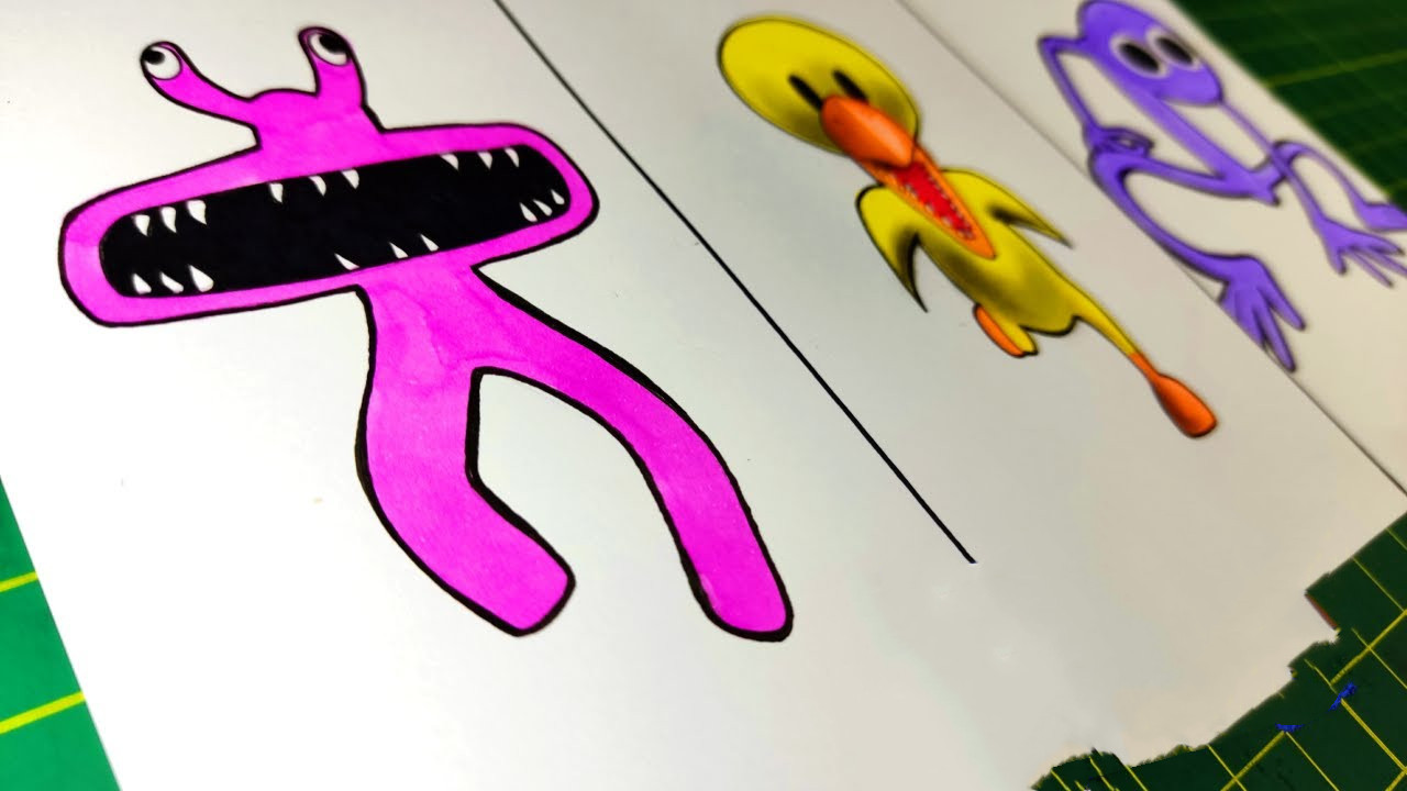 彩虹朋友的粉红色、黄色和紫色朋友你见过吗?这是稀有款吗