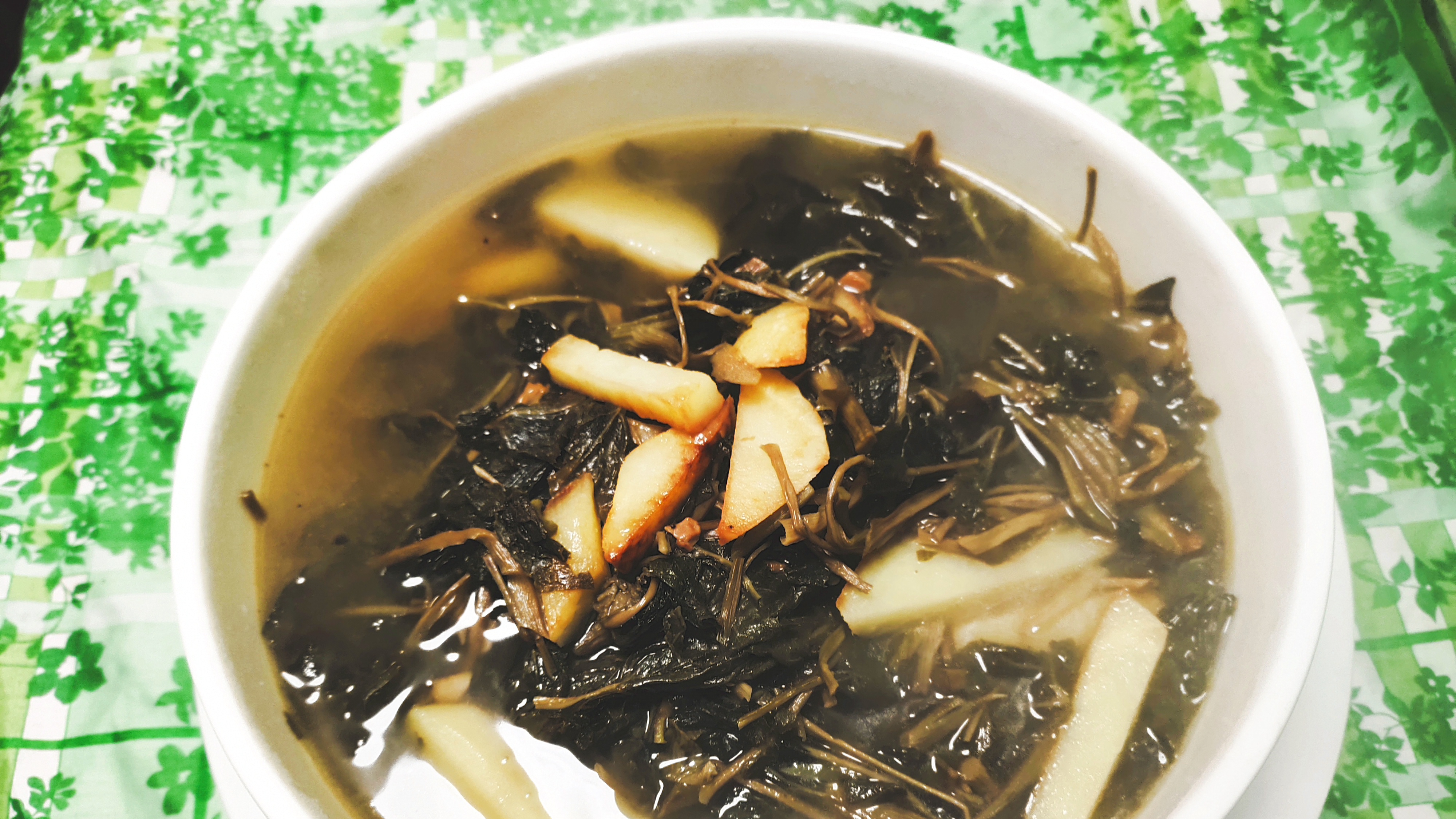 关德财老师教做素菜 大耳毛炖土豆