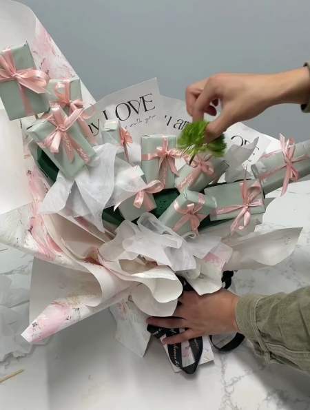 异形香烟花束教程2助你突破花束瓶颈