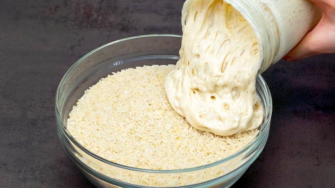 将大米和酵母混合，你就不会再吃商店买的面包，简单又美味的面包