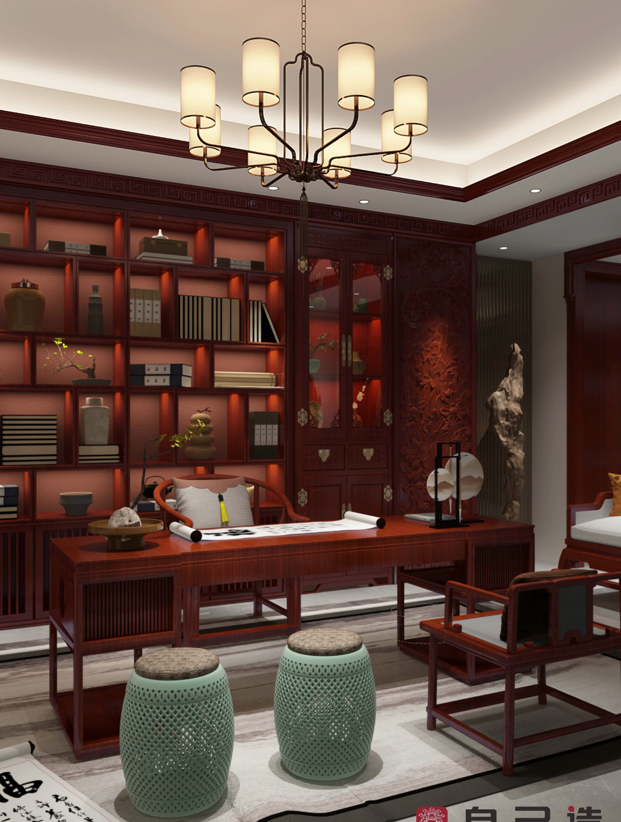 为什么顶级豪宅都用中式榫卯结构和红木家具