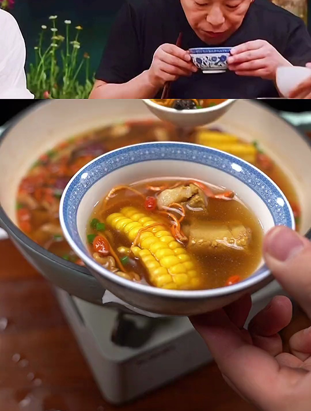 跟着黄磊喝排骨菌菇汤,这个季节一定要喝的汤-度小视