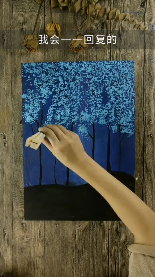 我来了这幅简单又易学的麋鹿装饰画少不了筷子的功劳哦