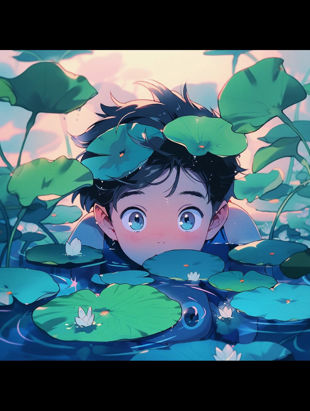 清爽夏日系男生头像