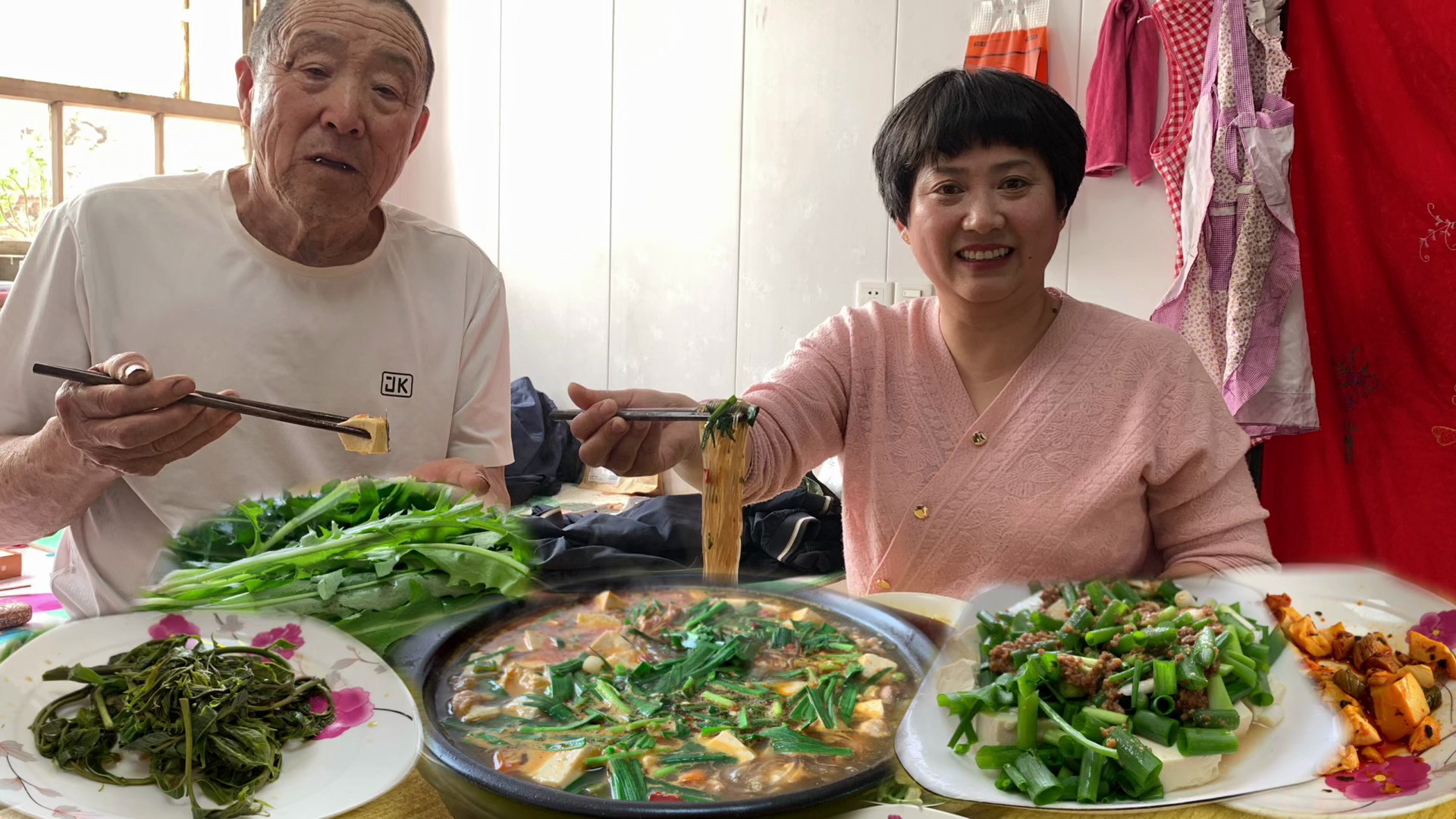 做个简单砂锅菜，搭配几个家常小菜，好吃又下饭