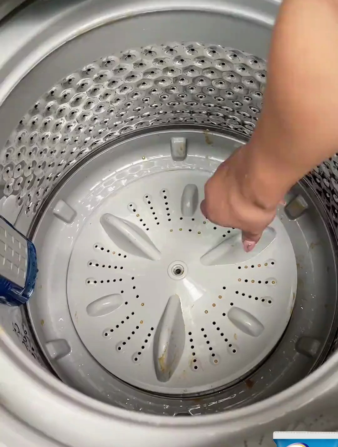 家里的洗衣机真的不能只洗衣服了,每月都要清洗一次