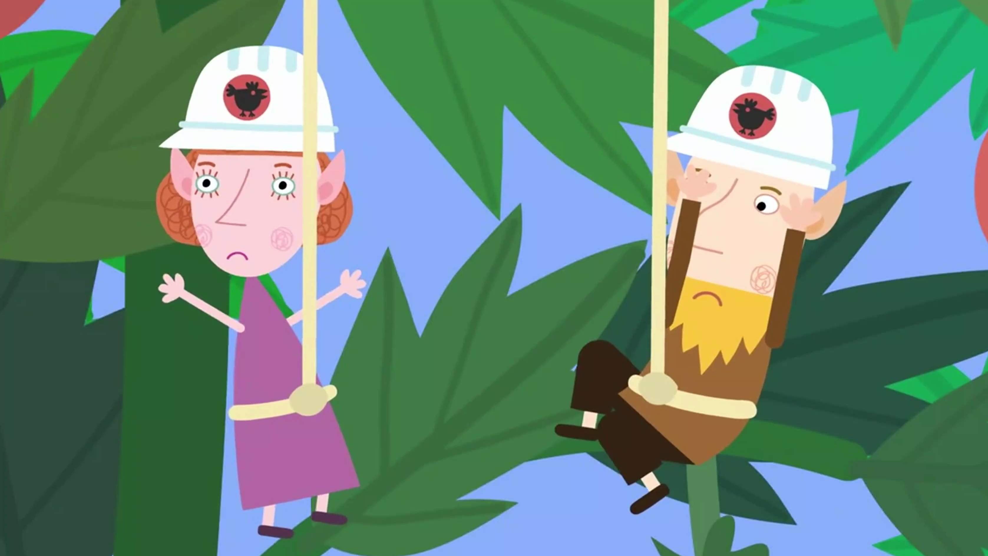 班班和莉莉:母鸡逃出栅栏,这可是个大家伙,抓她可要费力气了