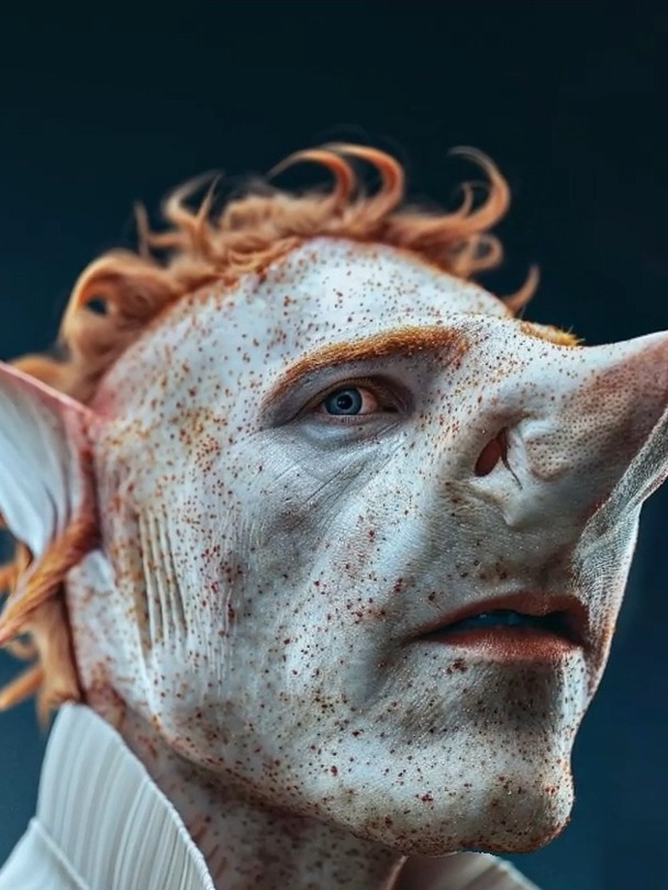 鲨鱼人布兹的混合肖像