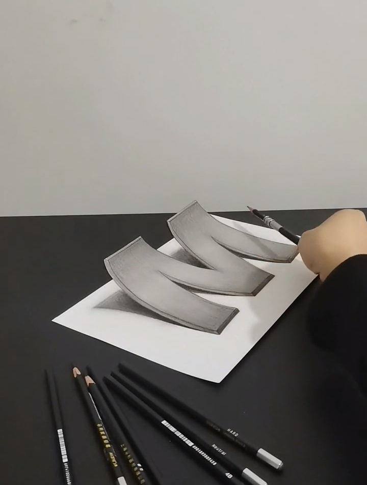 3d立体 画画教程 裸眼立体画想学的一起来画吧