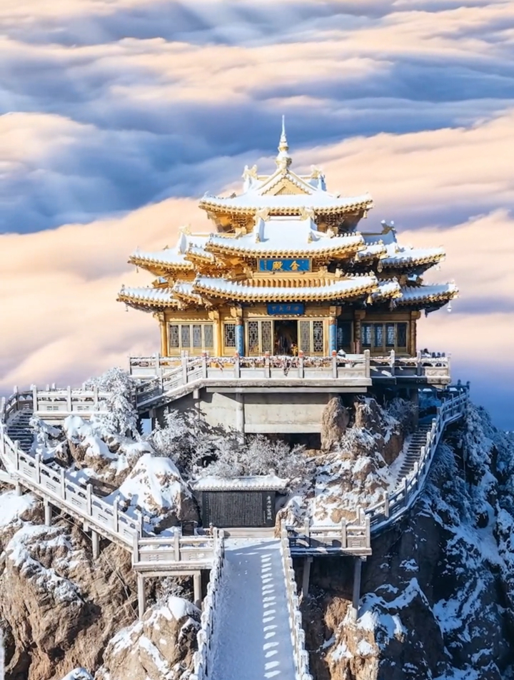 洛阳最美雪景图片