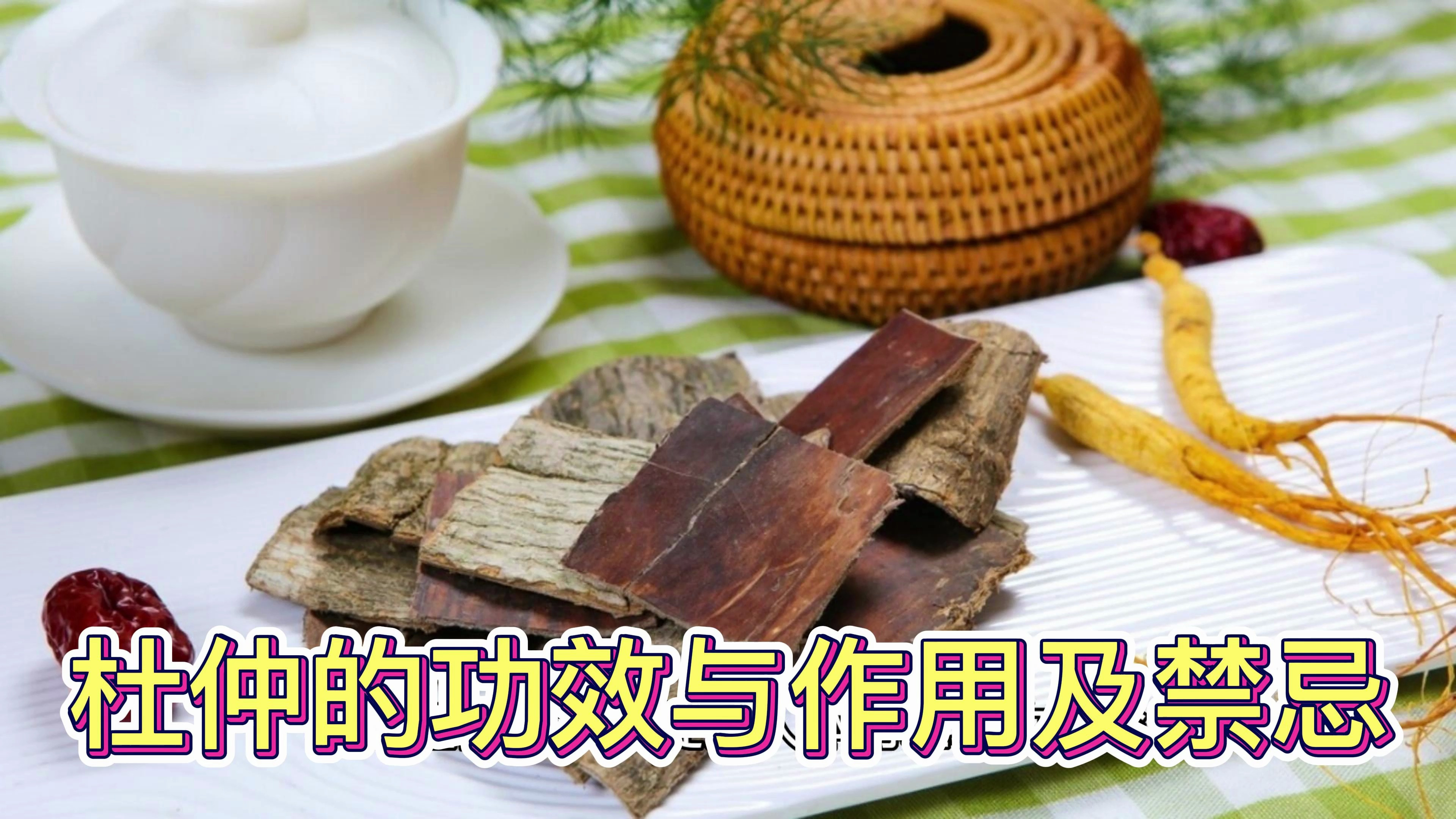 杜仲的功效与作用及禁忌