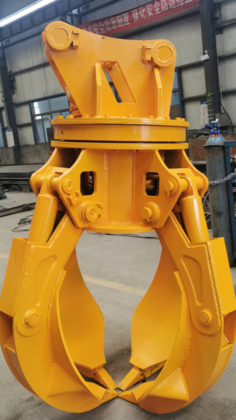 挖掘机多瓣抓钢机 挖机属具抓废铁