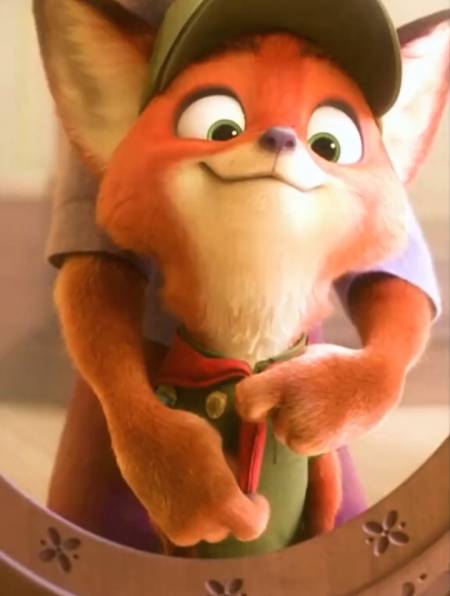 疯狂动物城这是谁,哦原来是我们的小可爱尼克狐尼克-度小视