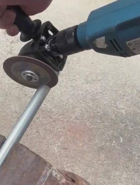 手电钻也能切割打磨这个转换头太方便了有电钻的安排一个