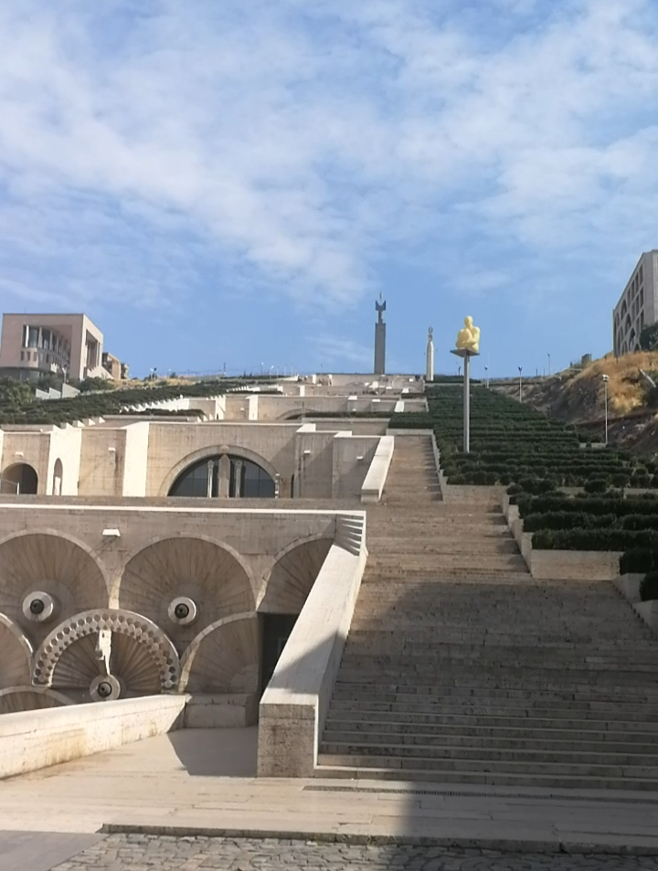 亚美尼亚首都埃里温阶梯公园-度小视