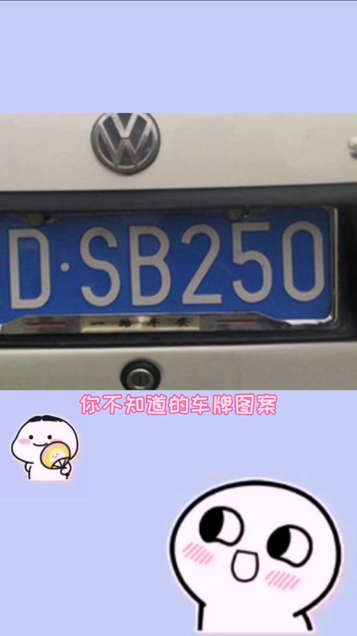 你知道每个省的车牌上都有特殊图案吗快去看看自己的车牌上有什么图案