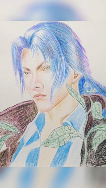 老爸画的唐三vs我画的你们说我画得不好吗