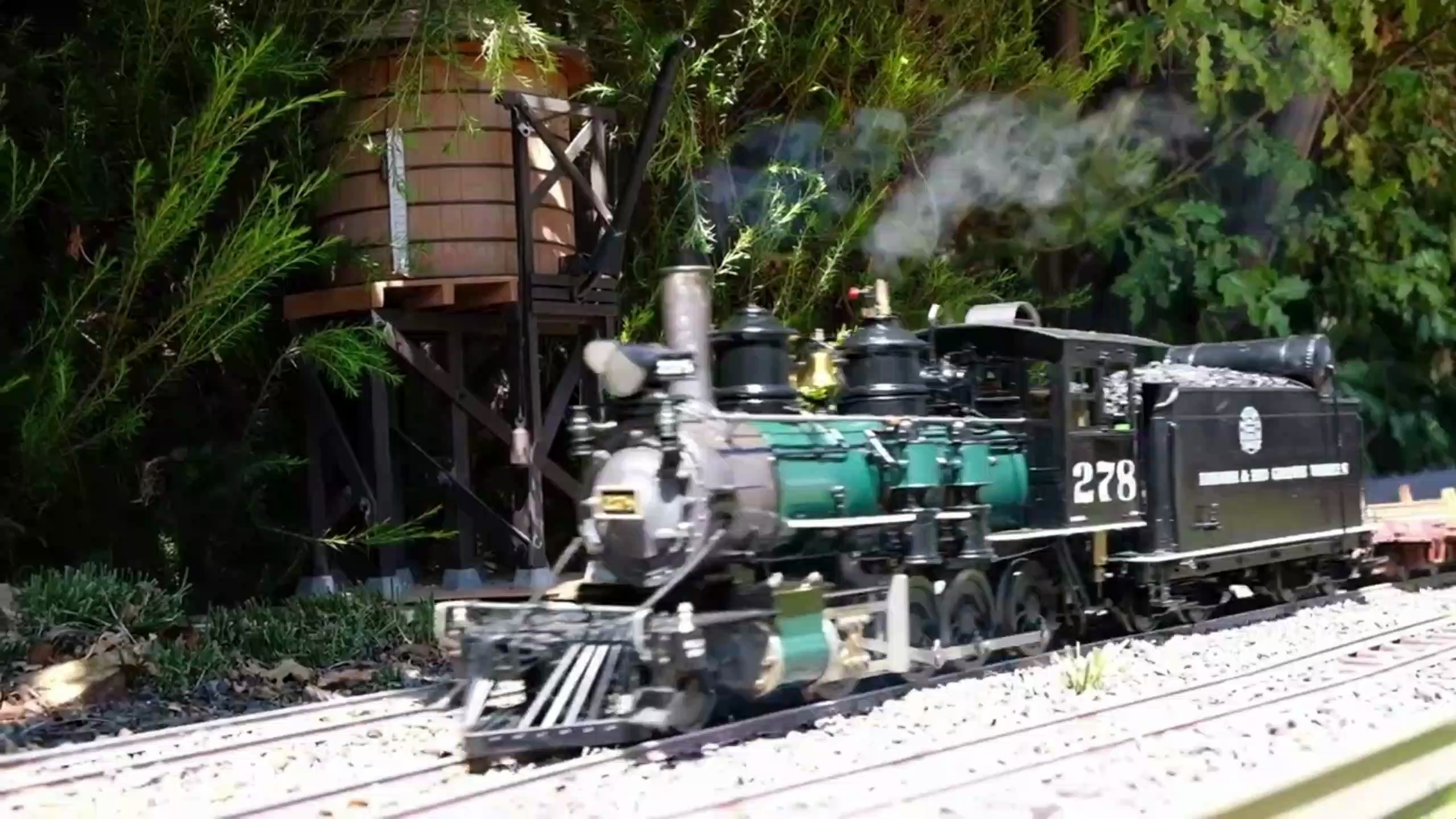 NB 278 货运蒸汽火车模型,双蒸汽管道,动力强大