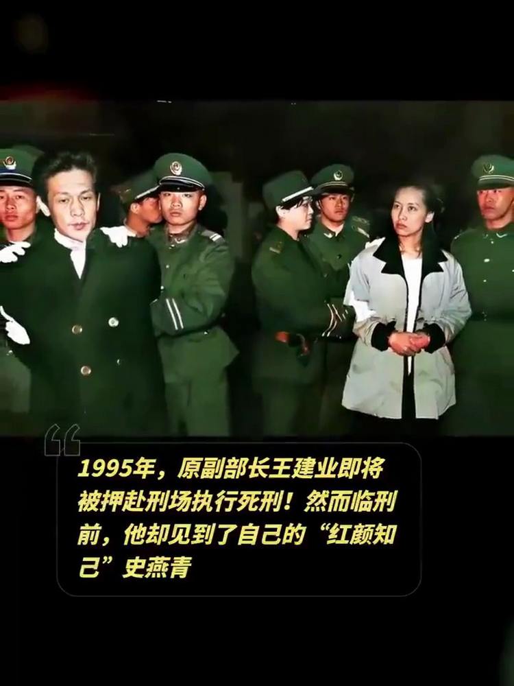 原副部长王建业被死刑前,他见到的红颜知己史燕青,两人最后见面,历史,中国现代史,好看视频