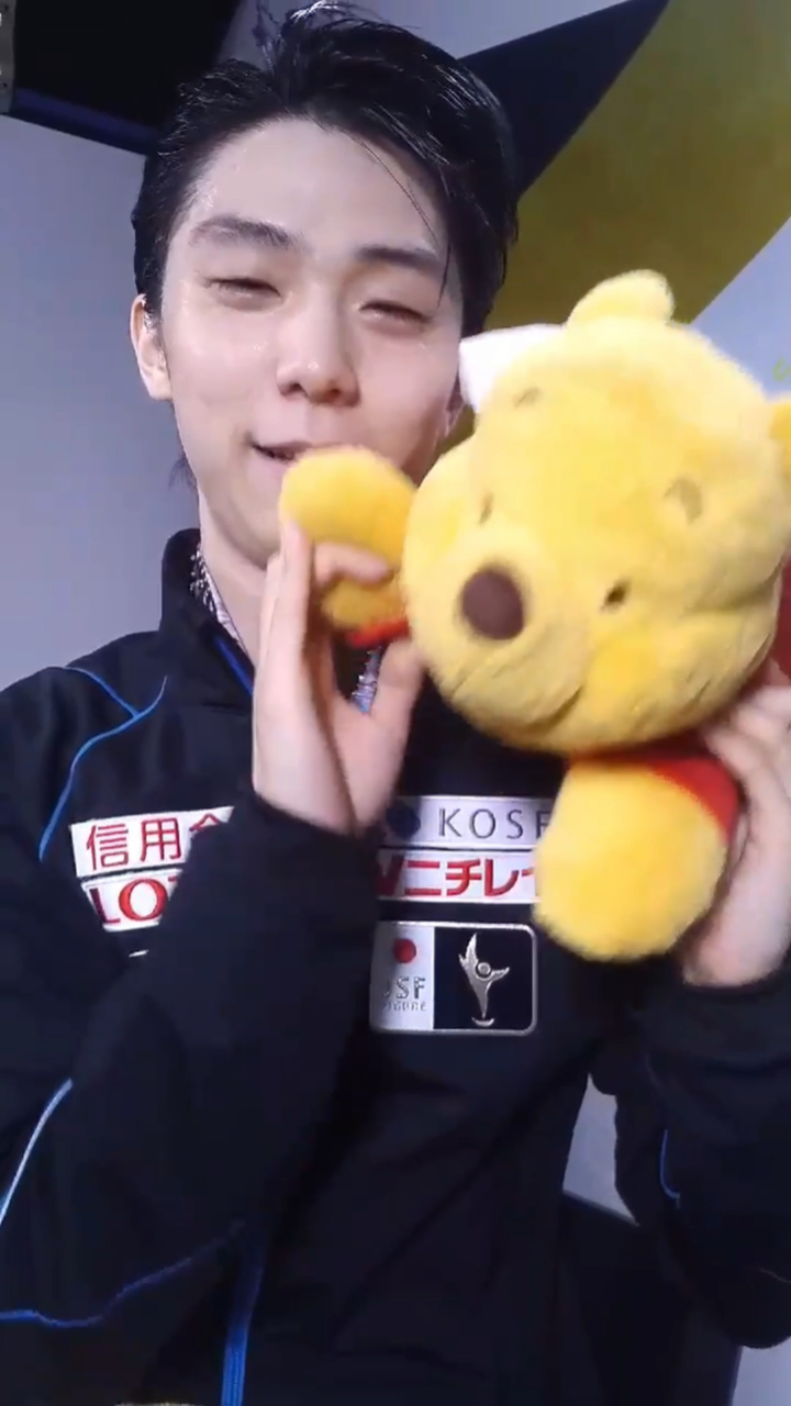 羽生结弦和他的幸运物hanyuspooh